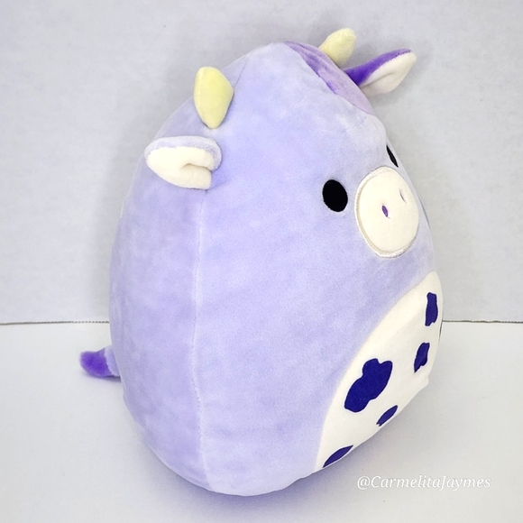BUBBA 🐄 2021 O.G. Purple Spotted Cow Original Squishmallow by Kelly Toy NWT ☆PC - Picture 6 of 10
